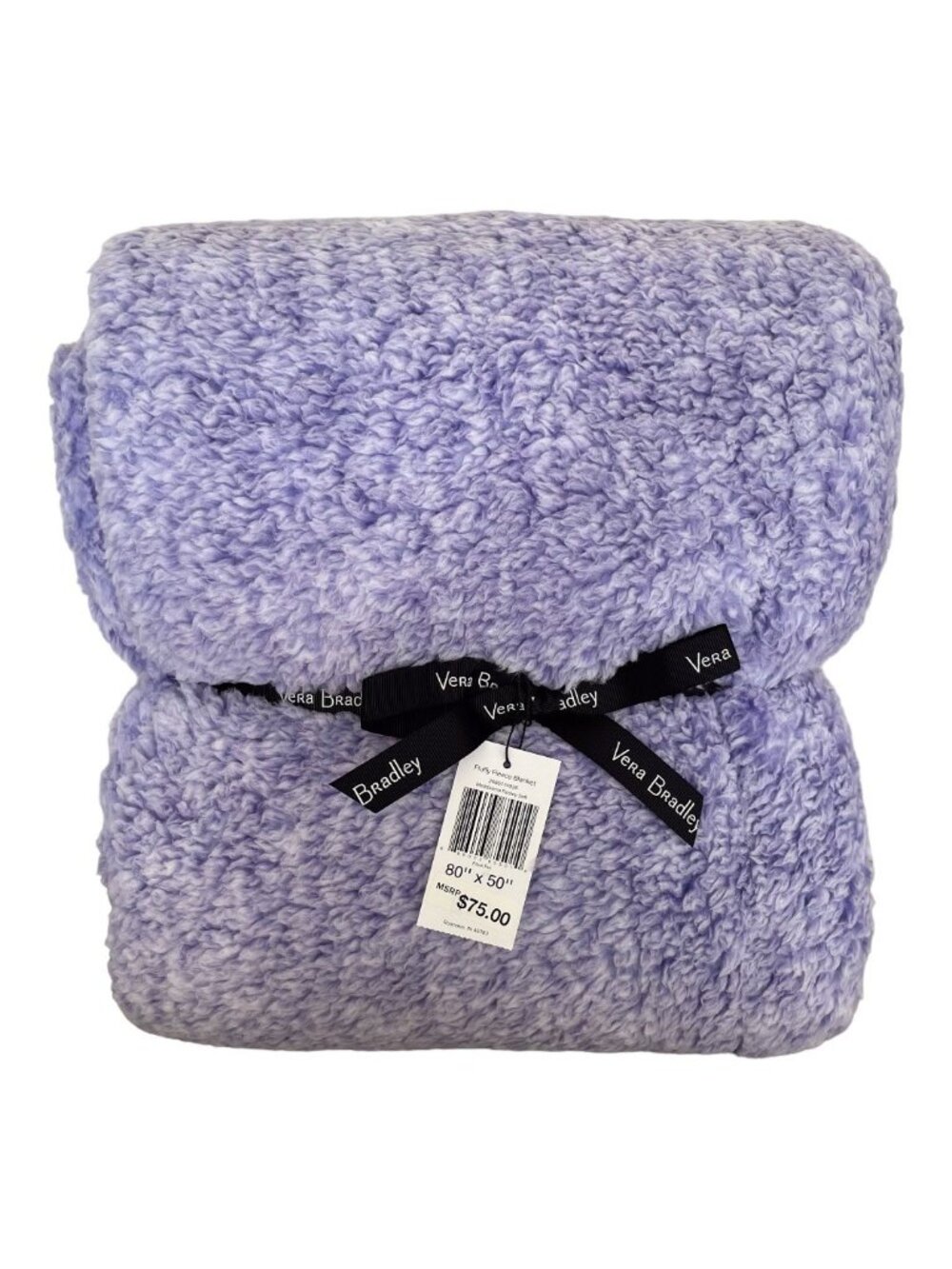 Vera Bradley Maddalena Paisley Fluffy Fleece Throw Blanket